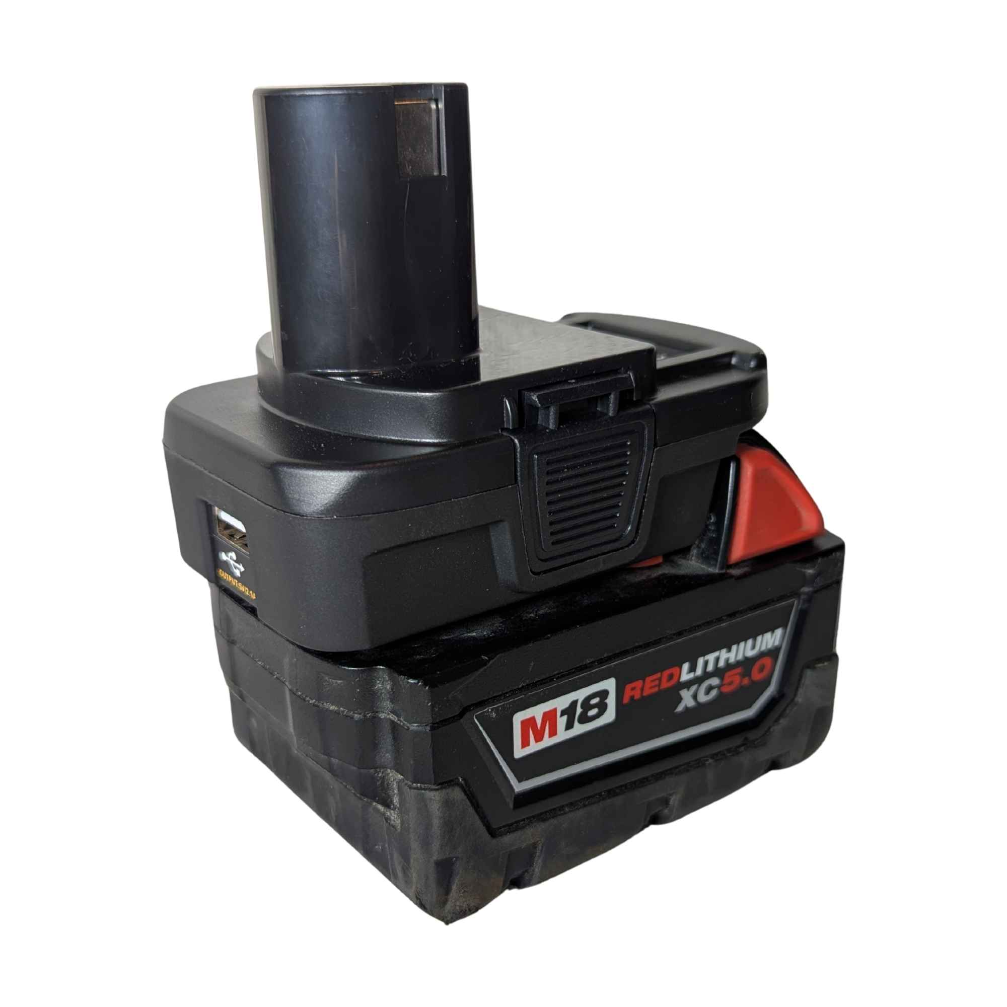 Milwaukee M18 vers Ryobi 18V ONE+ Adaptateur de batterie