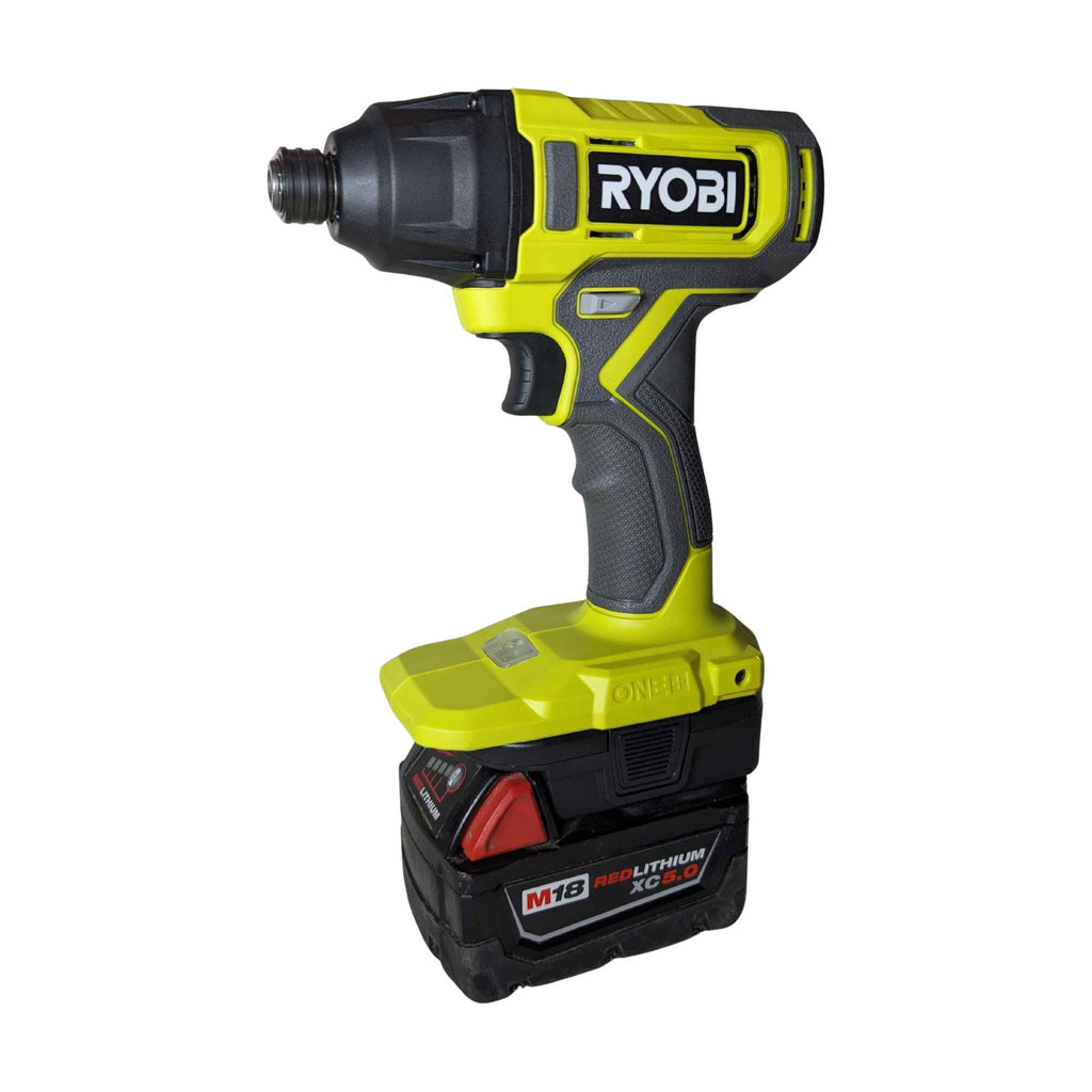 Milwaukee M18 vers Ryobi 18V ONE+ Adaptateur de batterie