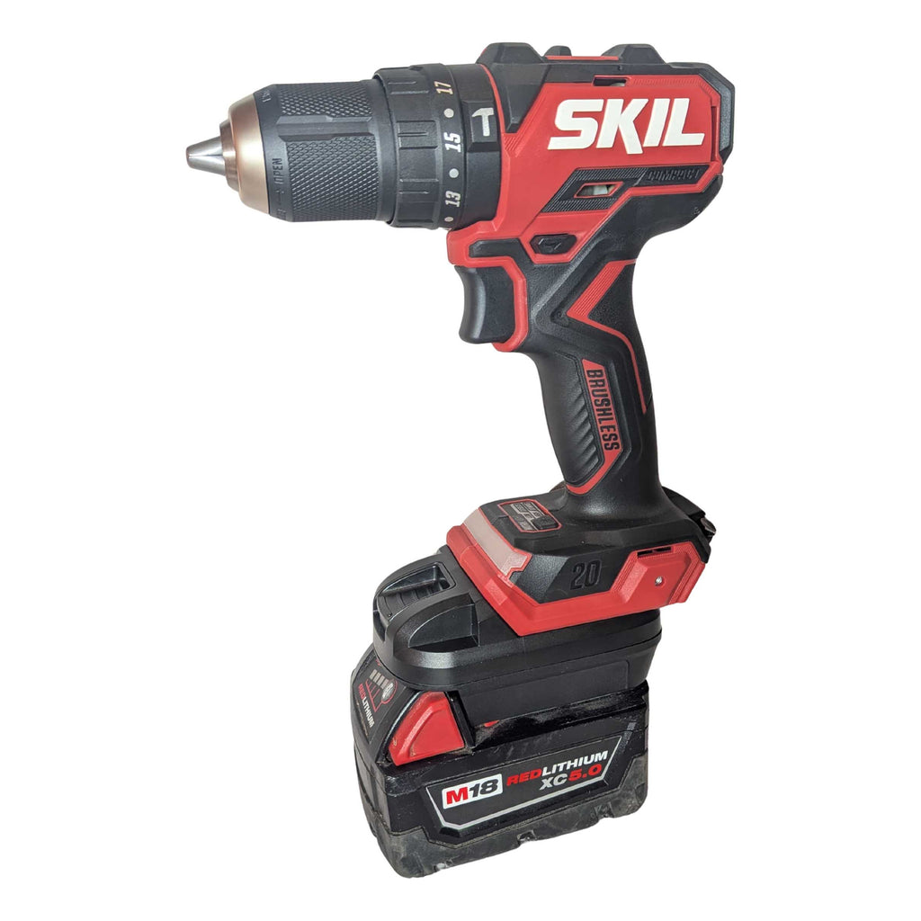 Milwaukee M18 vers SKIL 20V PWR CORE Adaptateur de batterie