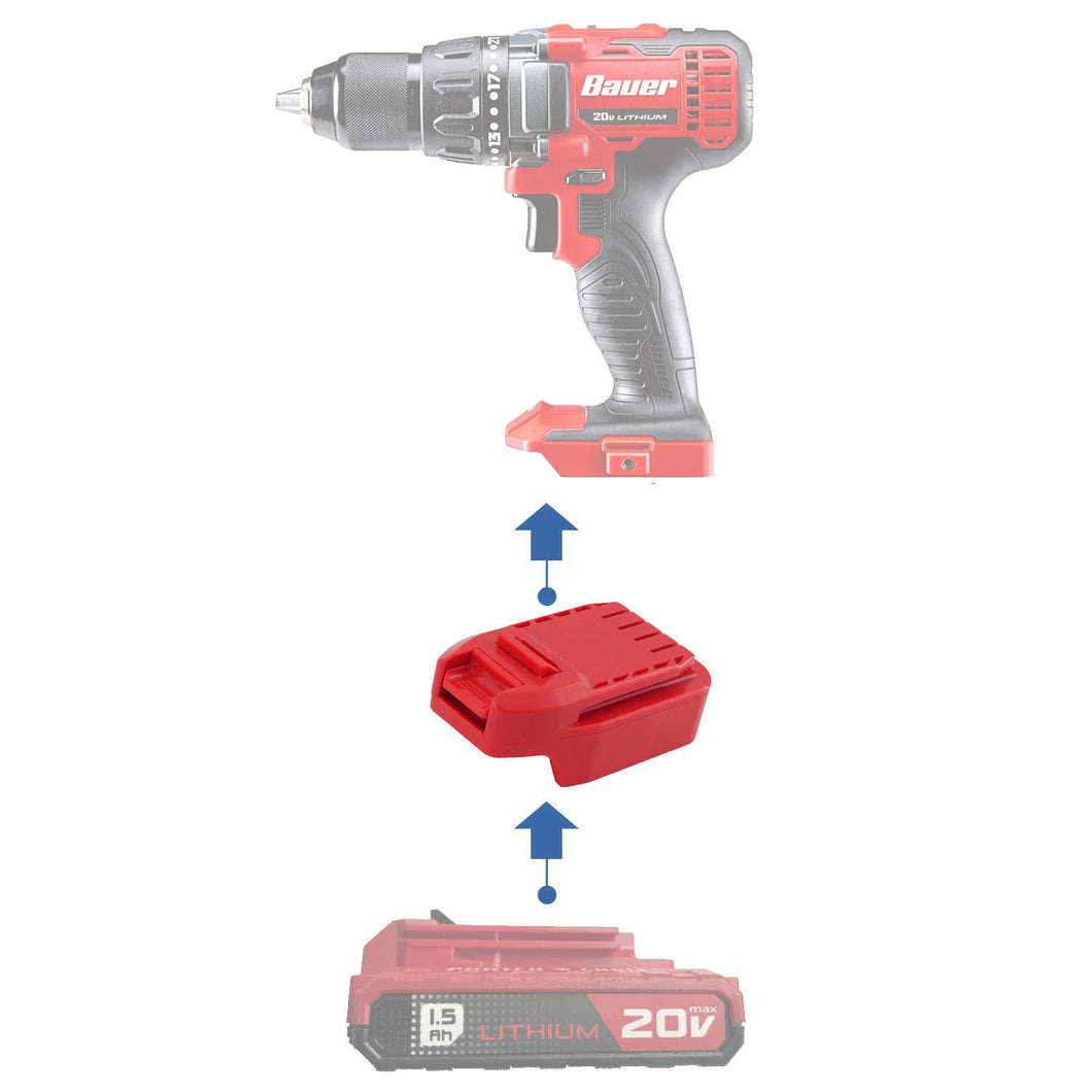 Porter Cable 20V à Bauer 20V Adaptateur de Batterie