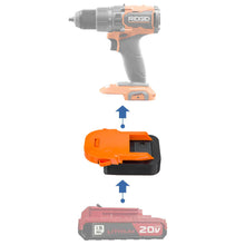 Charger l&#39;image dans la galerie, Porter Cable 20V à RIDGID 18V Adaptateur de Batterie
