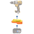 Adaptateur de batterie RIDGID 18V vers DeWalt 20V