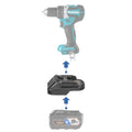 Adaptateur de batterie RIDGID 18V vers Makita 18V