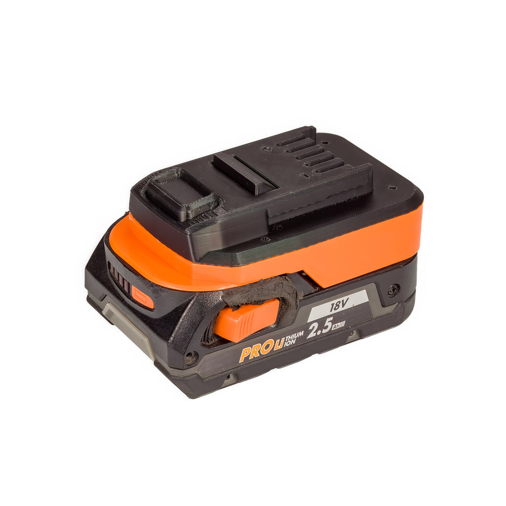 RIDGID 18V vers Mastercraft 20V (PWRPOD / Bleu) Adaptateur de batterie