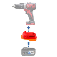 Charger l&#39;image dans la galerie, RIDGID 18V à Milwaukee 18V Adaptateur de Batterie (ABS)

