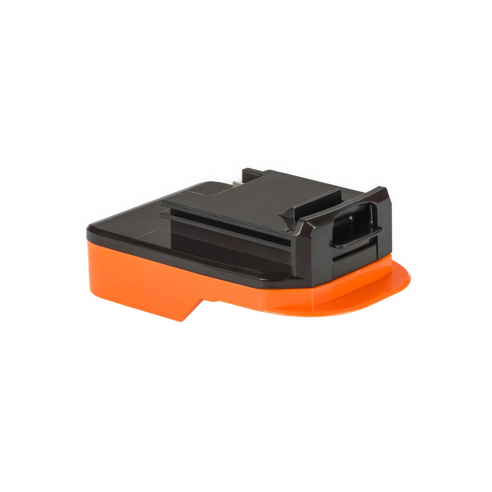 RIDGID 18V to Porter Cable 18V Ni-Cd battery adapter - battery-side connection with twin rails and the terminal port