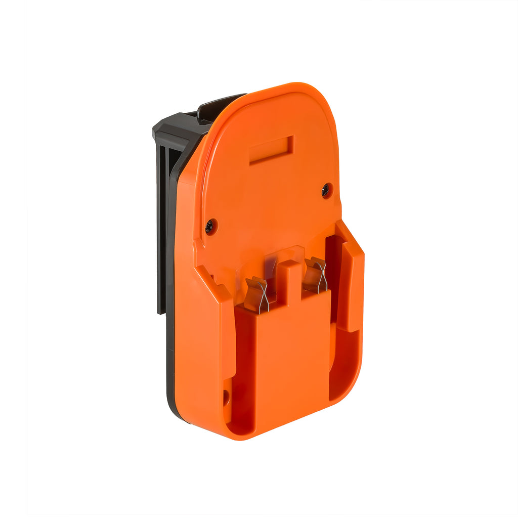 RIDGID 18V to Porter Cable 18V Ni-Cd battery adapter - Porter Cable tool-side connection, twin spring terminals, latch slot