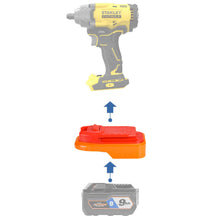 Charger l&#39;image dans la galerie, Ridgid 18V à Stanley V20 Adaptateur de Batterie
