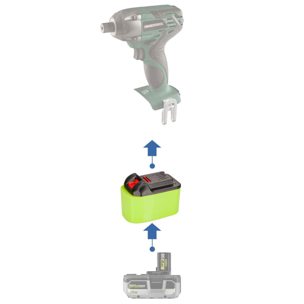 Ryobi 18V vers Masterforce 20V Adaptateur de batterie