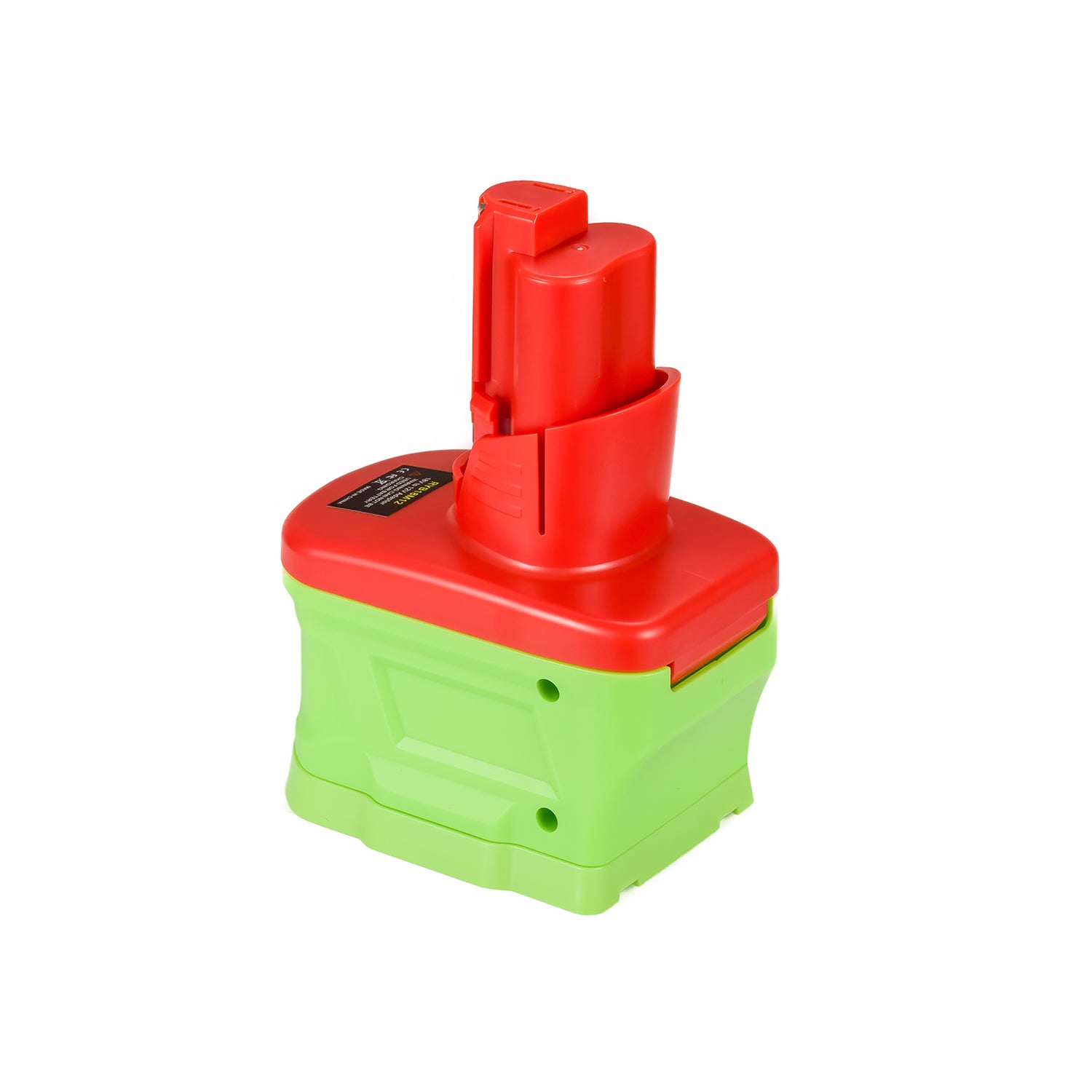 Ryobi 18V ONE+ to Milwaukee M12 battery adapter - Milwaukee tool-side stem with its rails