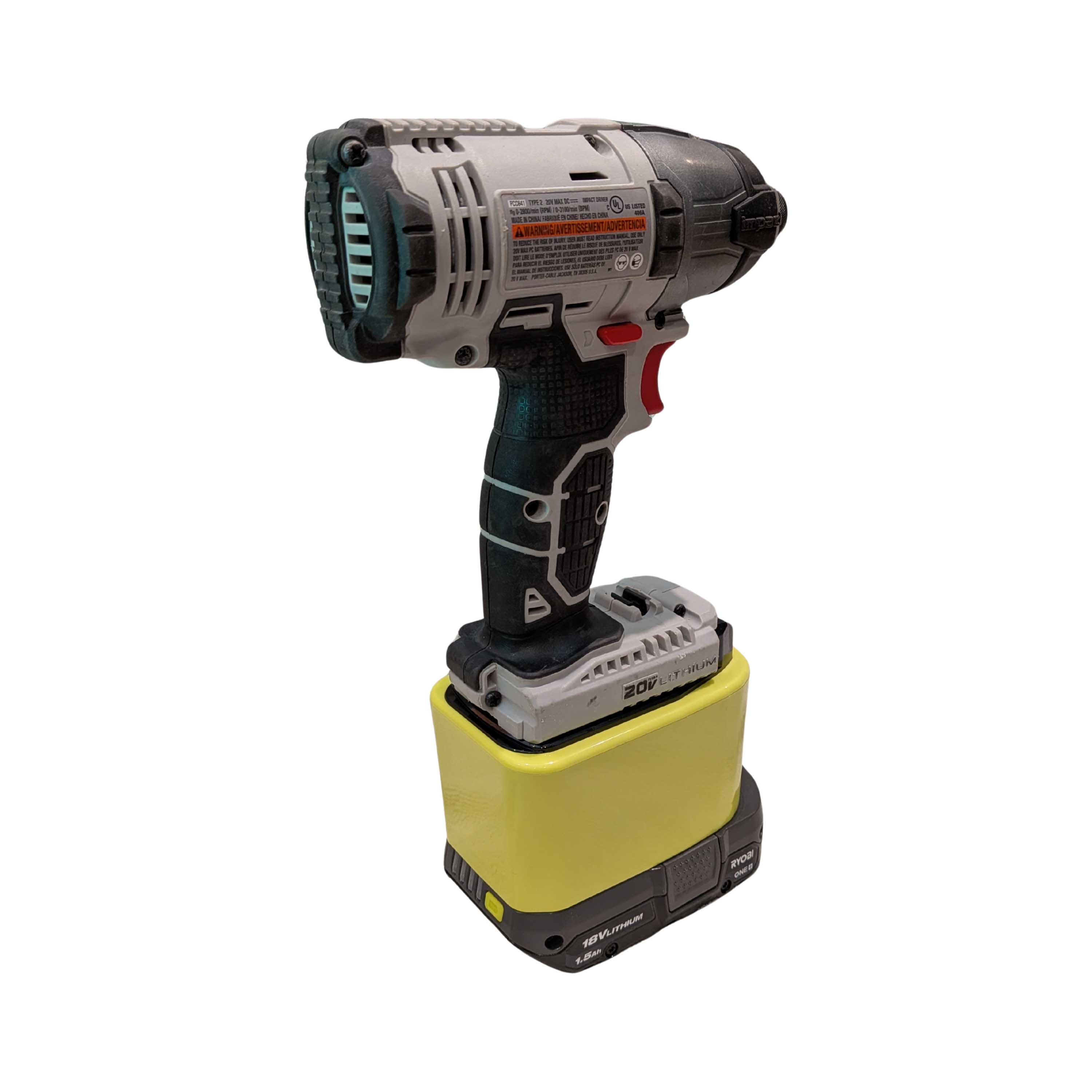 Ryobi 18V ONE+ vers Porter Cable 20V Adaptateur de batterie
