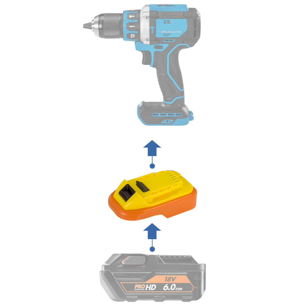 AEG 18V vers Hercules 20V Adaptateur de batterie