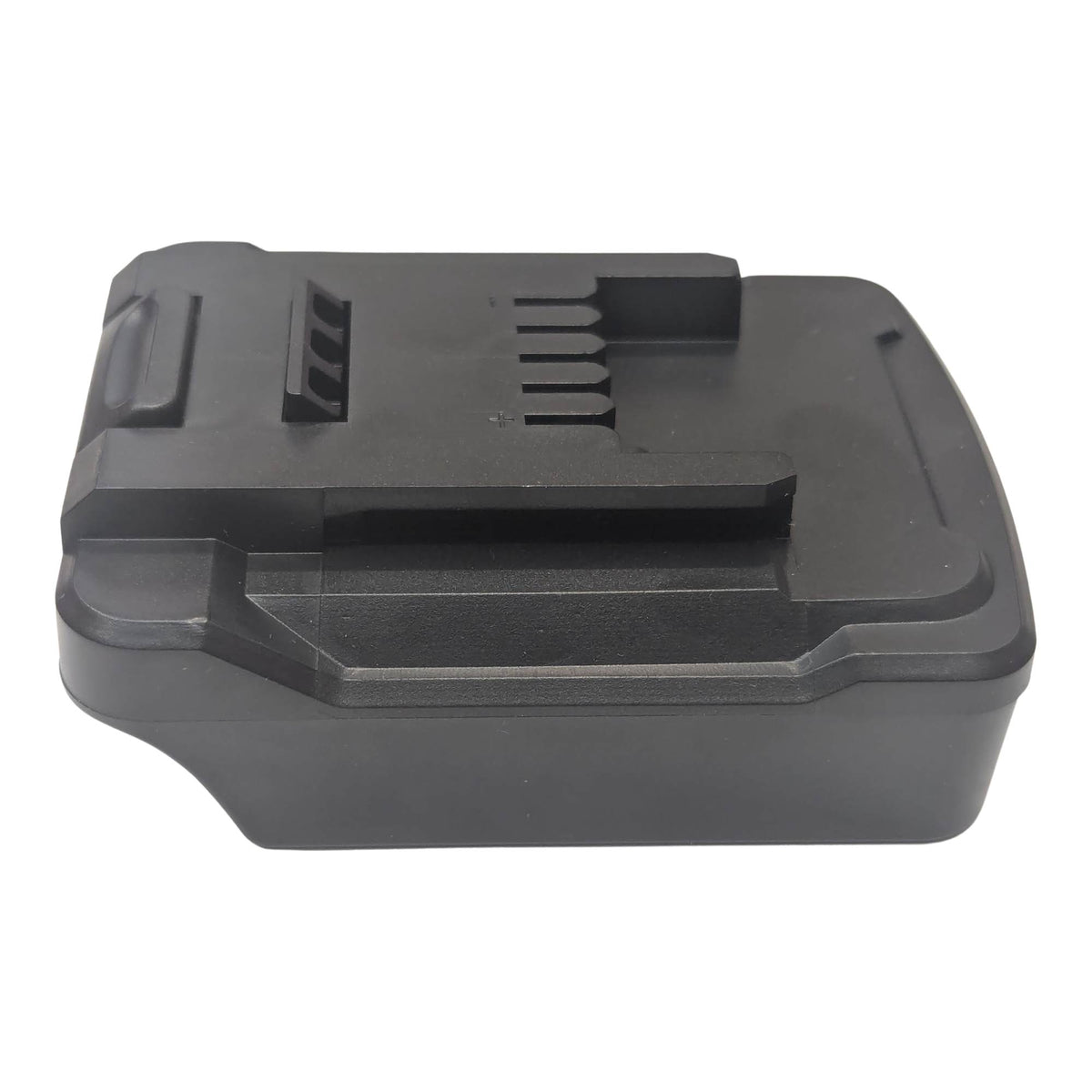 Black and Decker 20V to Ozito 18V PXC battery adapter - side view showing the Ozito PXC tool-side connection