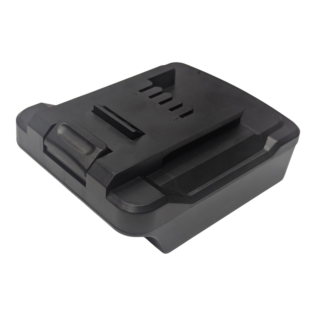 Black and Decker 20V to Ozito 18V PXC battery adapter - Ozito PXC tool-side connection with the release catch