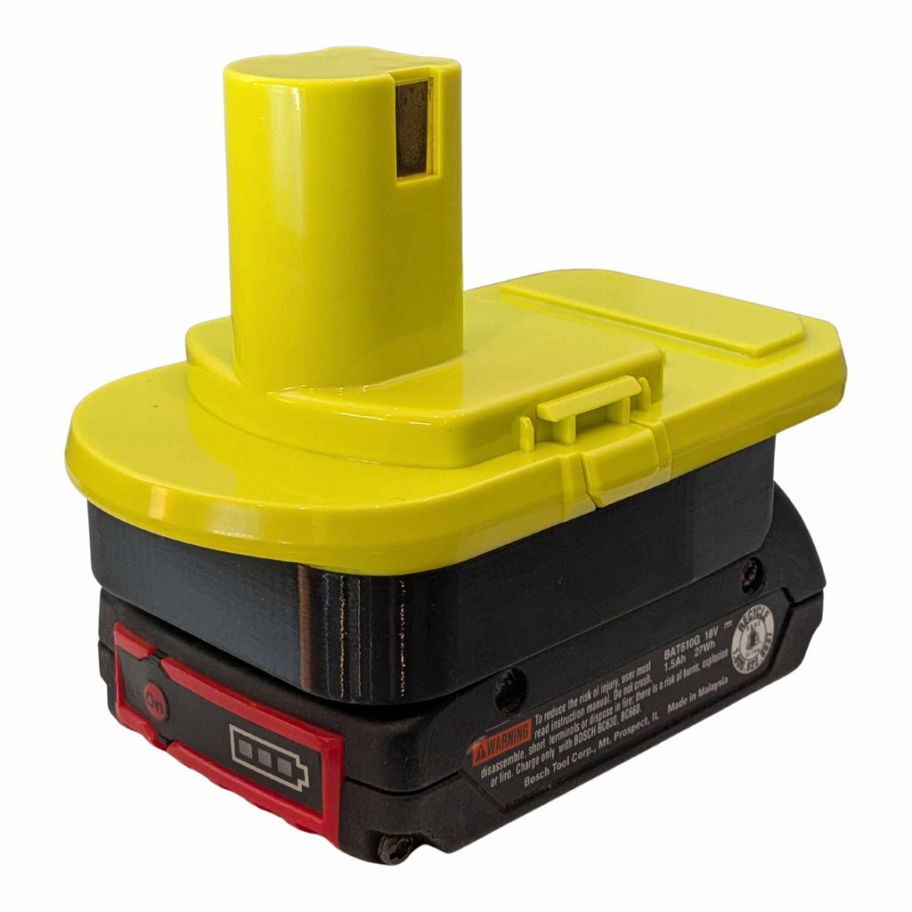 Bosch 18V GBA (Bleu) vers Ryobi 18V ONE+ Adaptateur de batterie
