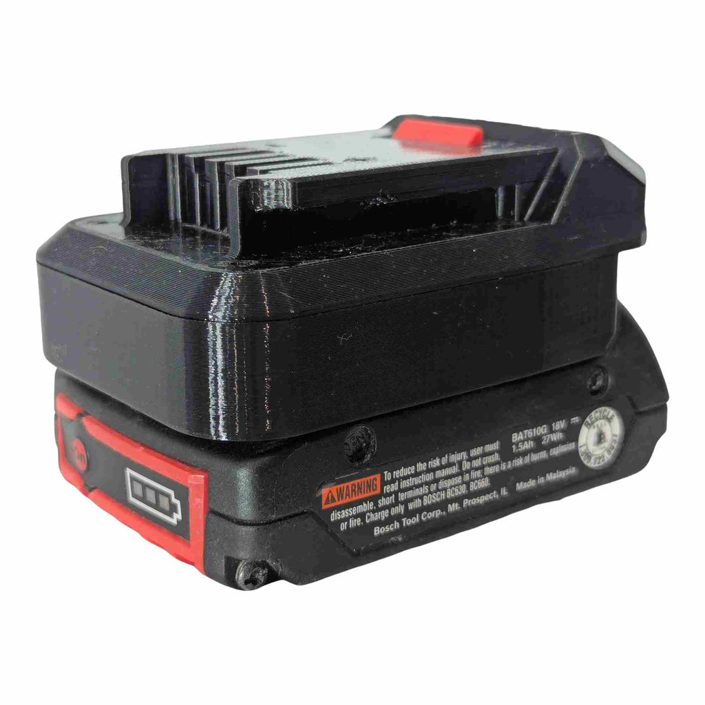 Bosch 18V GBA (Bleu) vers Evolution 18V EXT Adaptateur de batterie