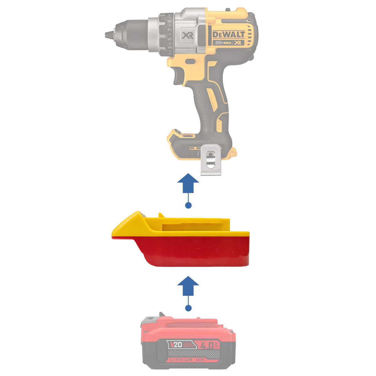 Craftsman 20V vers DeWalt 20V MAX Adaptateur de batterie