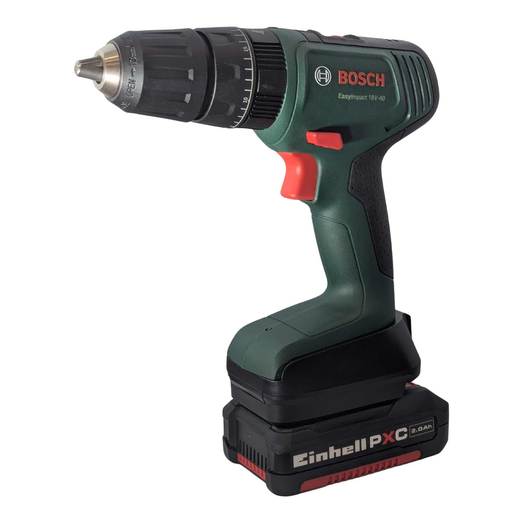 Einhell 18V PXC vers Bosch 18V PBA (Vert) Adaptateur de batterie
