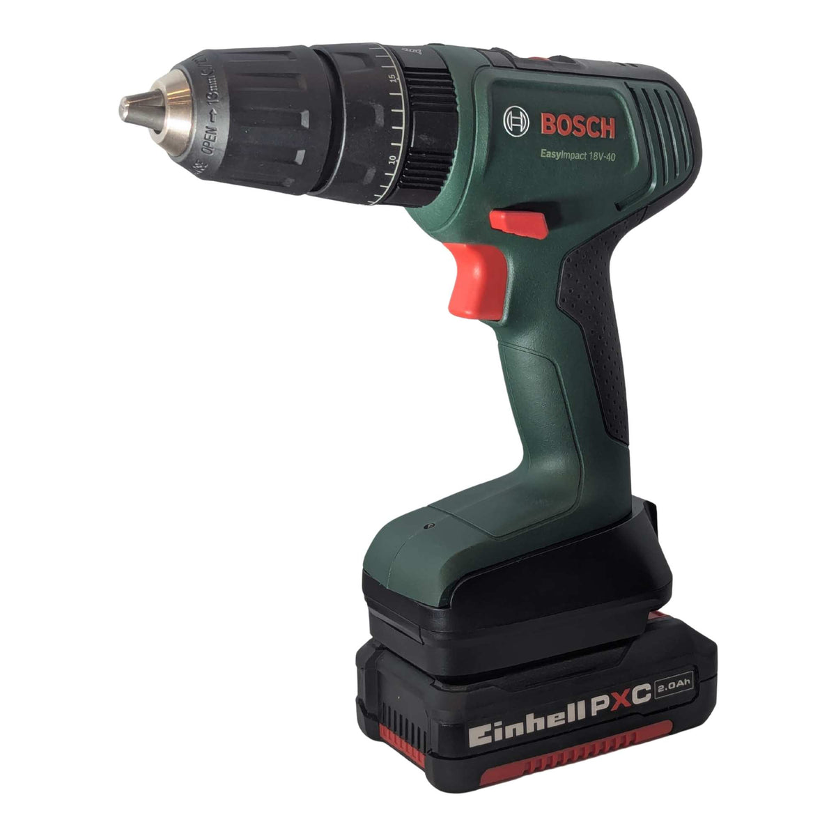 Einhell 18V PXC vers Bosch 18V PBA (Vert) Adaptateur de batterie