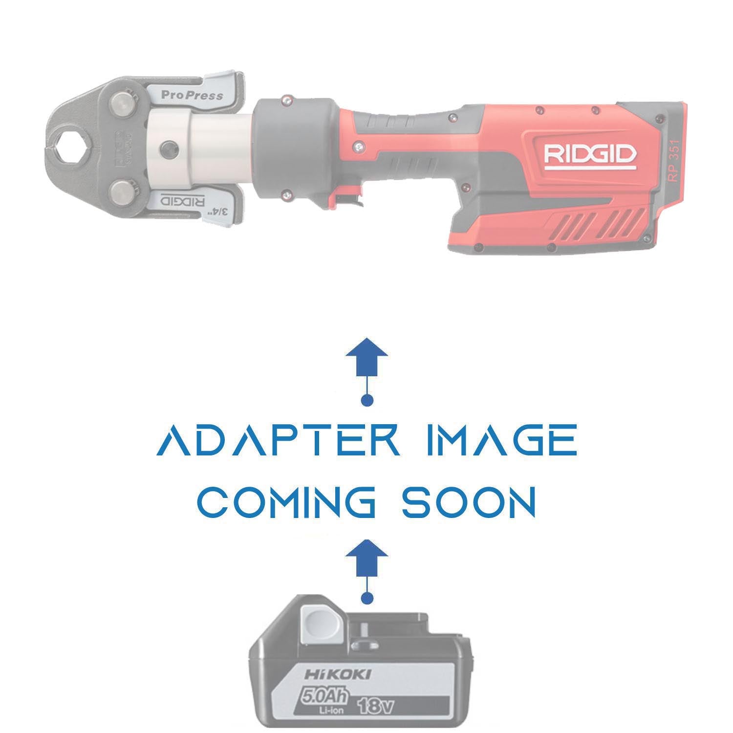 Hikoki 18V vers RIDGID 18V ROUGE Adaptateur de batterie