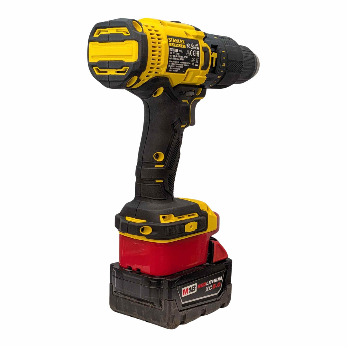 Milwaukee M18 vers Stanley FATMAX V20 Adaptateur de batterie
