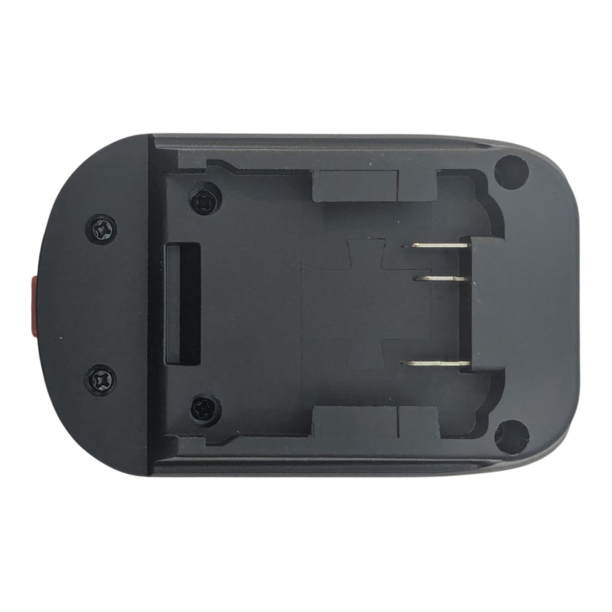 Milwaukee M18 to Gardena 18V P4A battery adapter - bottom view