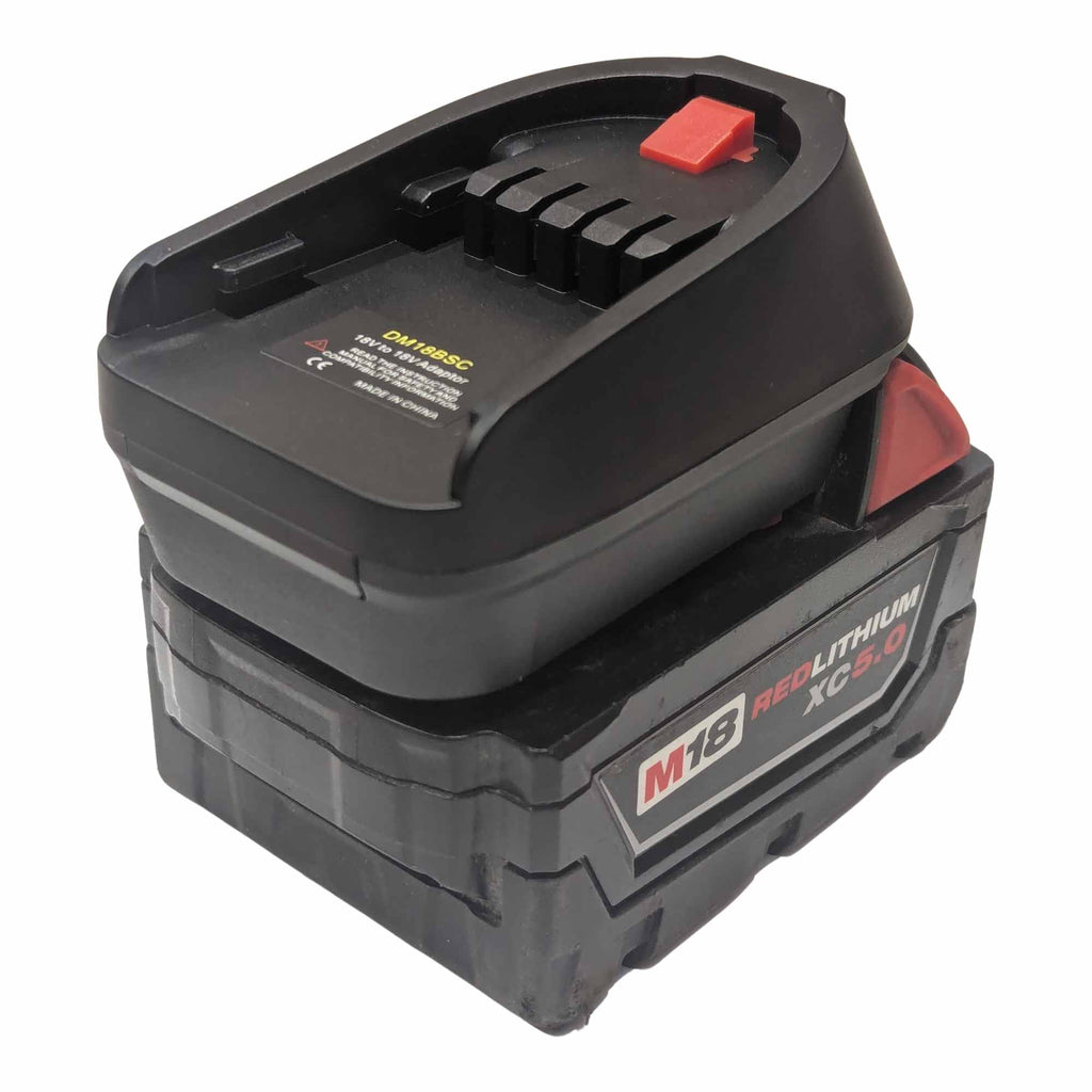 Milwaukee M18 to Husqvarna 18V Aspire P4A battery adapter - battery connection