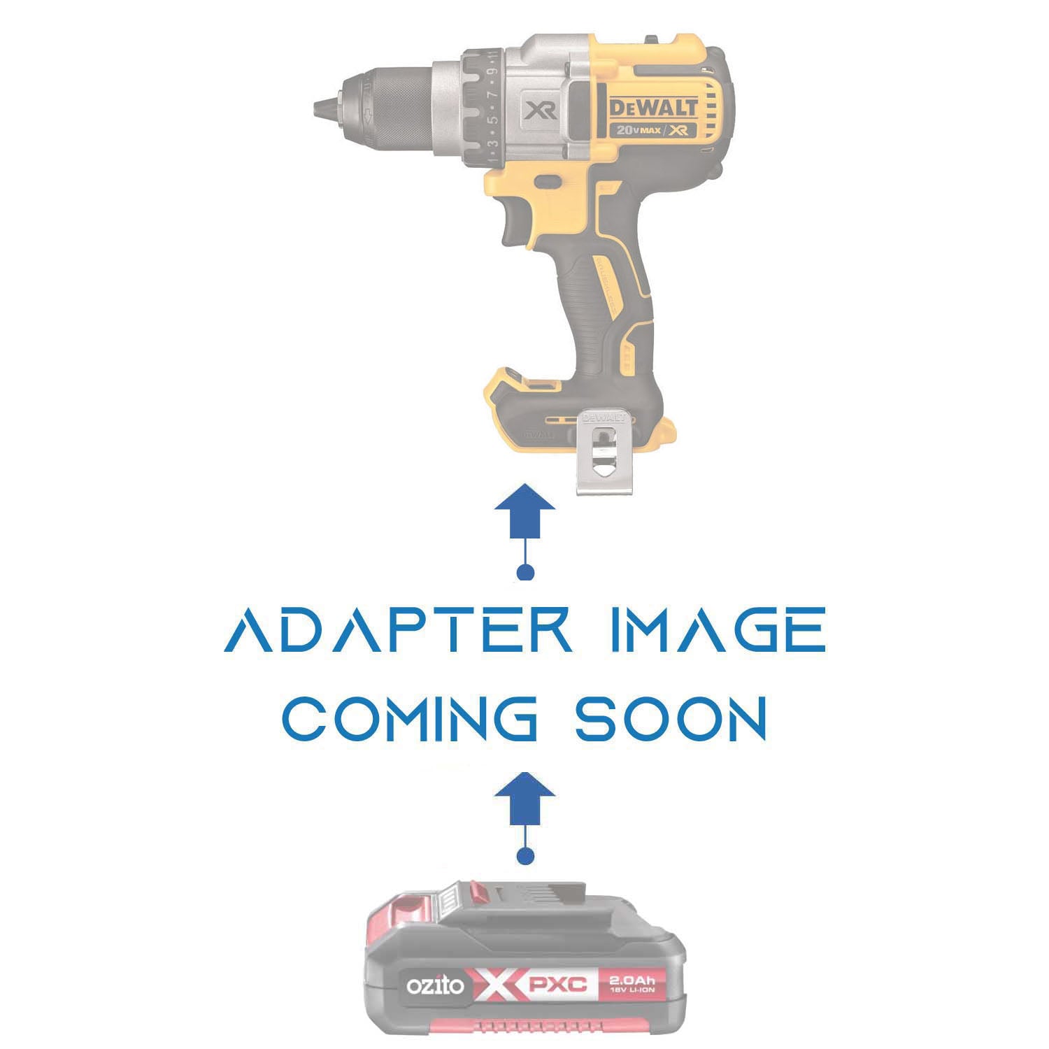 Ozito 18V PXC vers DeWalt 20V MAX Adaptateur de batterie