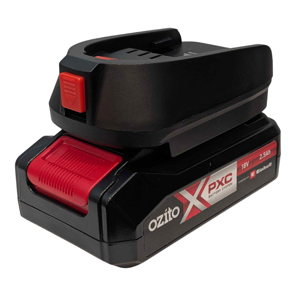Ozito 18V PXC to Gardena 18V P4A battery adapter