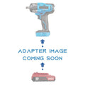 Porter Cable 20V vers Mastercraft 20V (PWRPOD / Bleu) Adaptateur de batterie