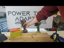 Charger et lire la vidéo dans la visionneuse de la Galerie, Adaptateur de batterie Ryobi 18V vers RIDGID 18V
