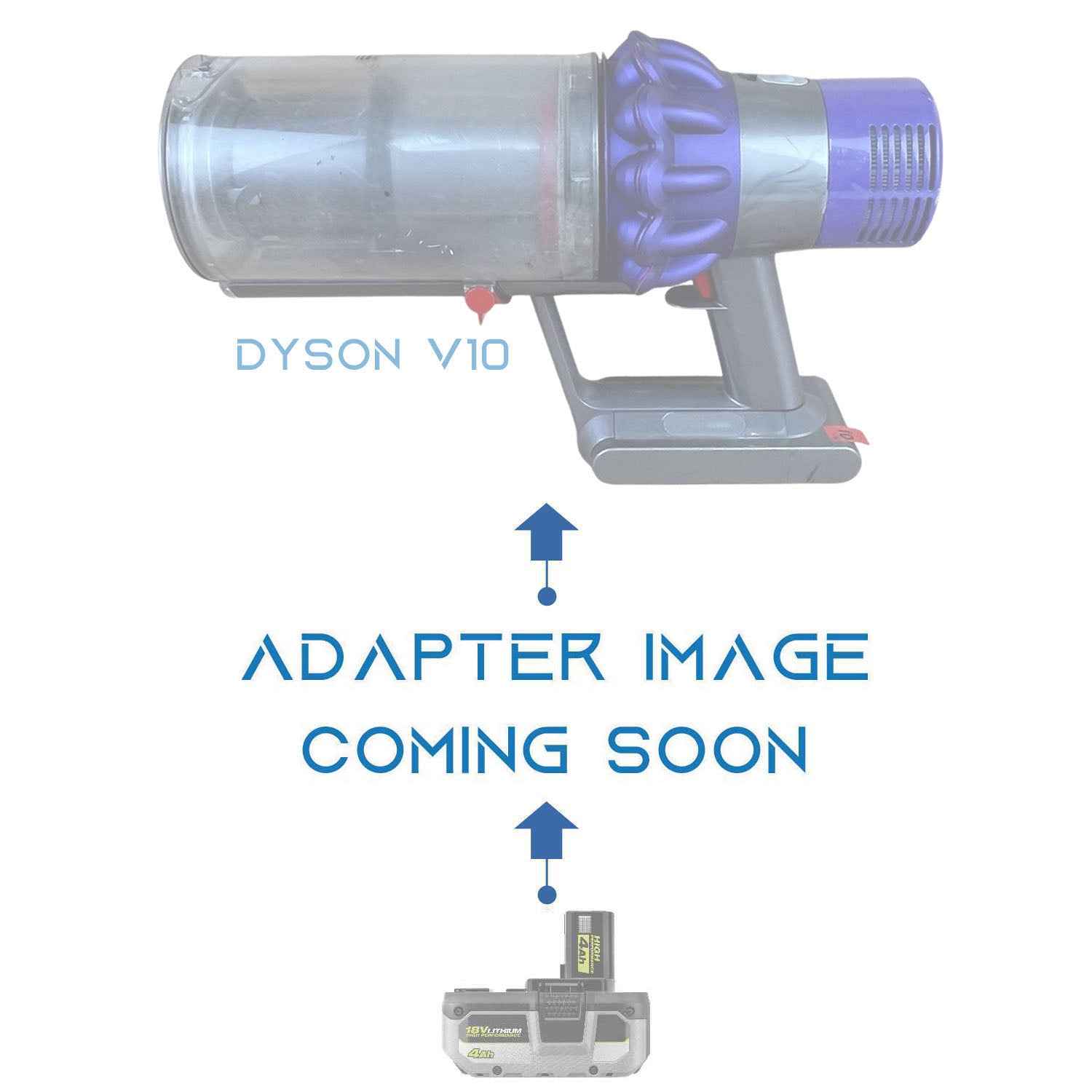 Ryobi 18V ONE+ vers Dyson V10 Adaptateur de batterie