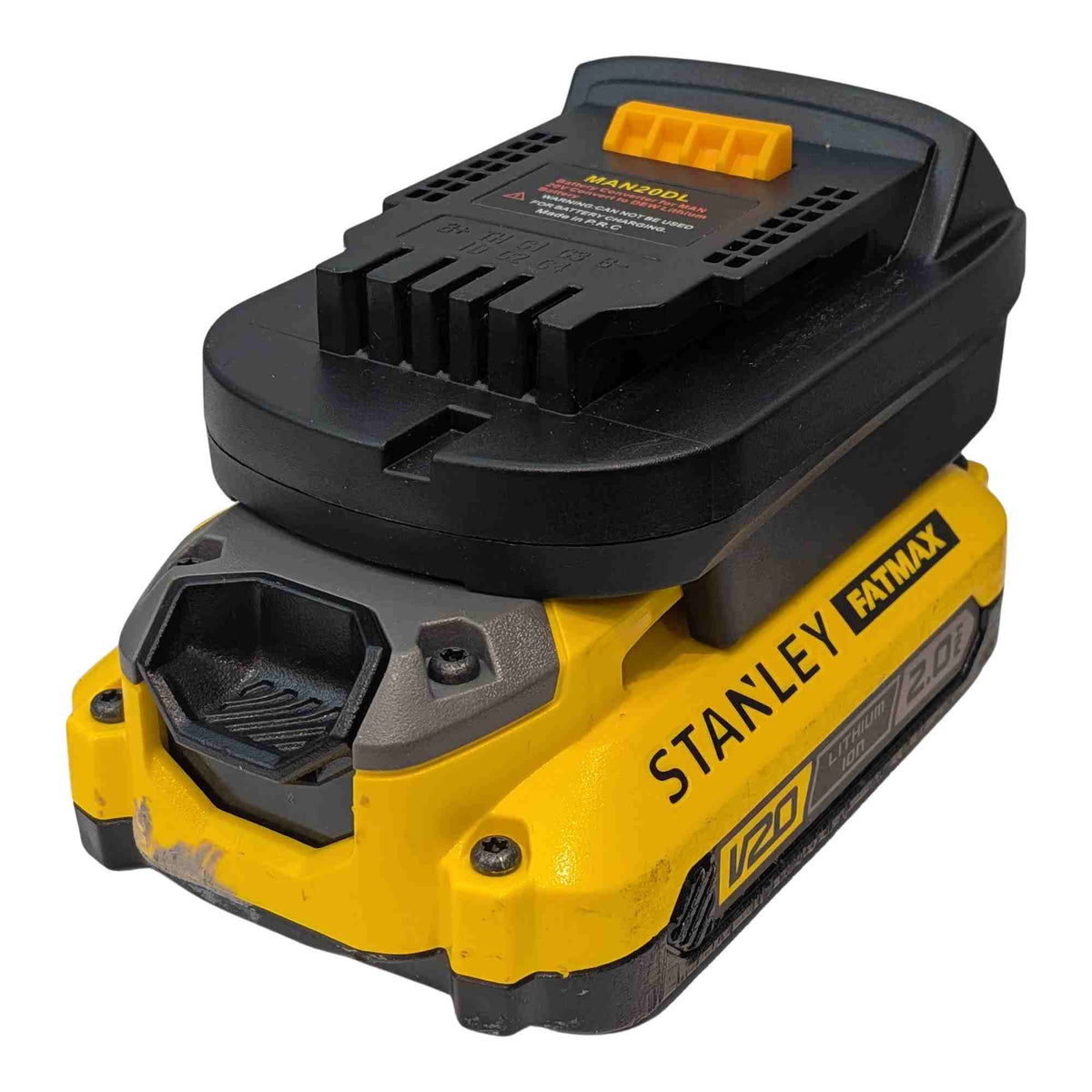 Stanley FATMAX V20 vers DeWalt 20V MAX Adaptateur de batterie