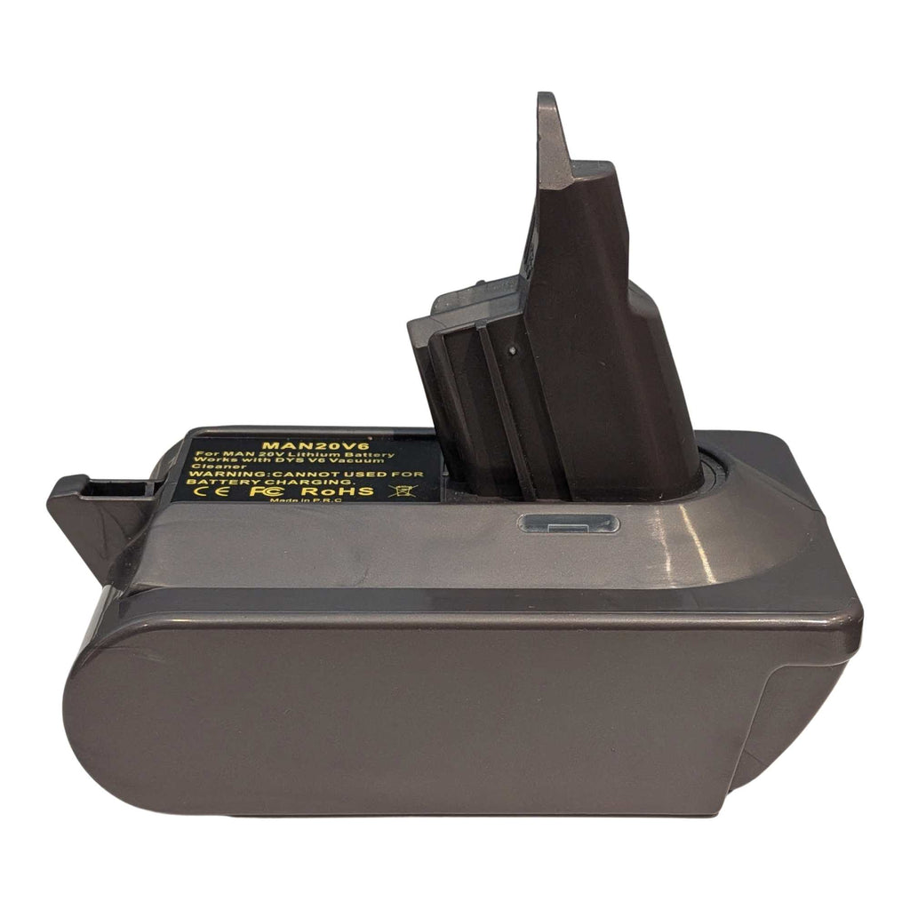 Stanley FATMAX V20 vers Dyson V6 Adaptateur de batterie