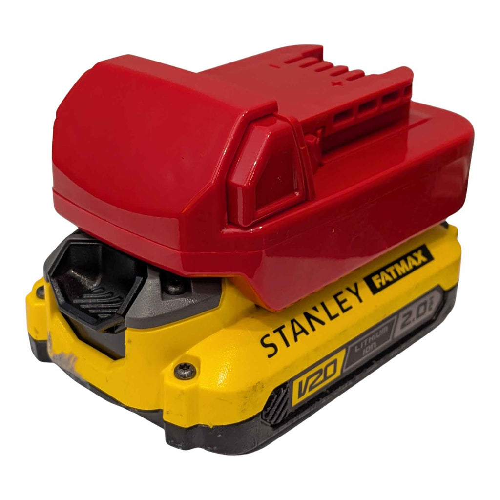 Stanley FATMAX V20 vers Milwaukee M18 Adaptateur de batterie