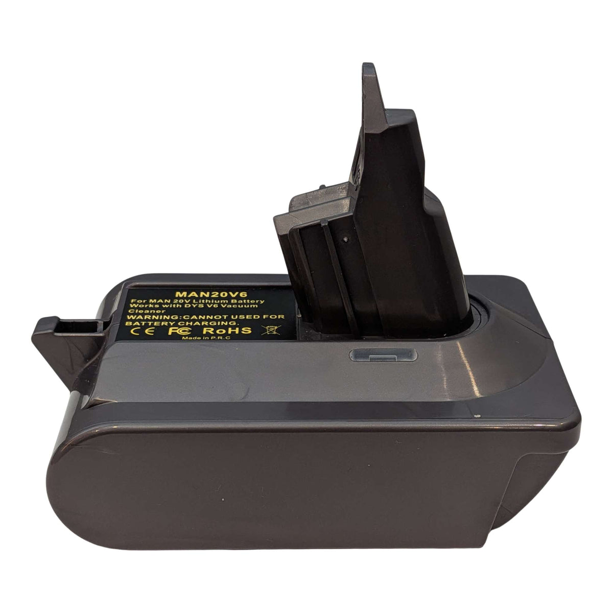 Adaptateur de batterie Stanley FATMAX V20 vers Dyson V6 : Adaptateur, côté droit
