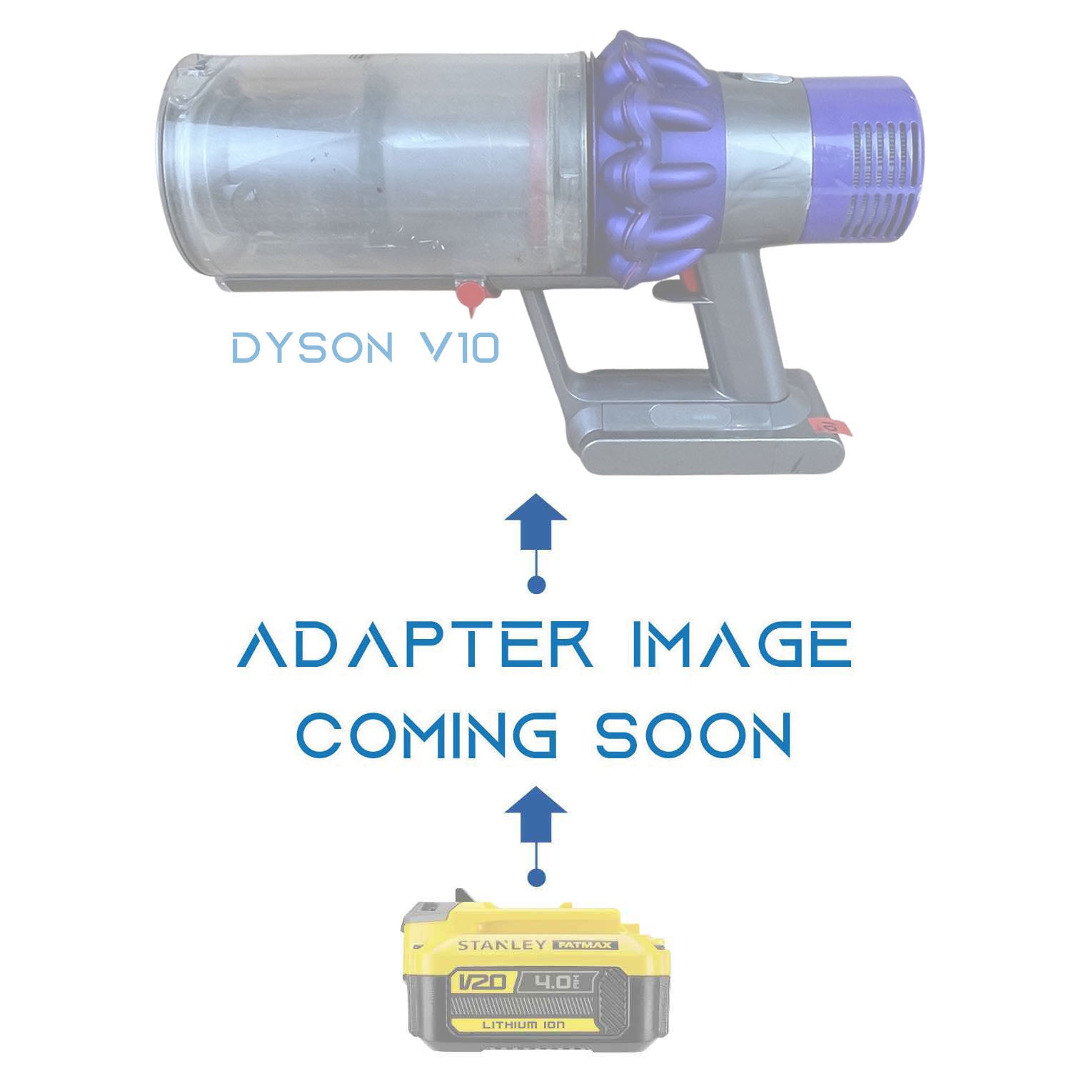 Stanley V20 vers Dyson V10 Adaptateur de batterie