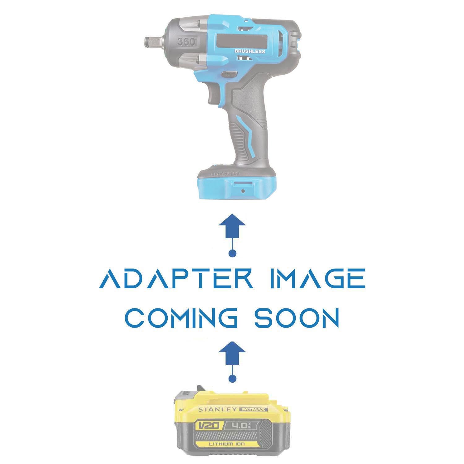 Stanley V20 vers Mastercraft 20V (PWRPOD / Bleu) Adaptateur de batterie
