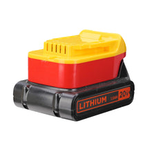 Charger l&#39;image dans la galerie, Black and Decker 20V à DeWalt 20V Adaptateur de Batterie

