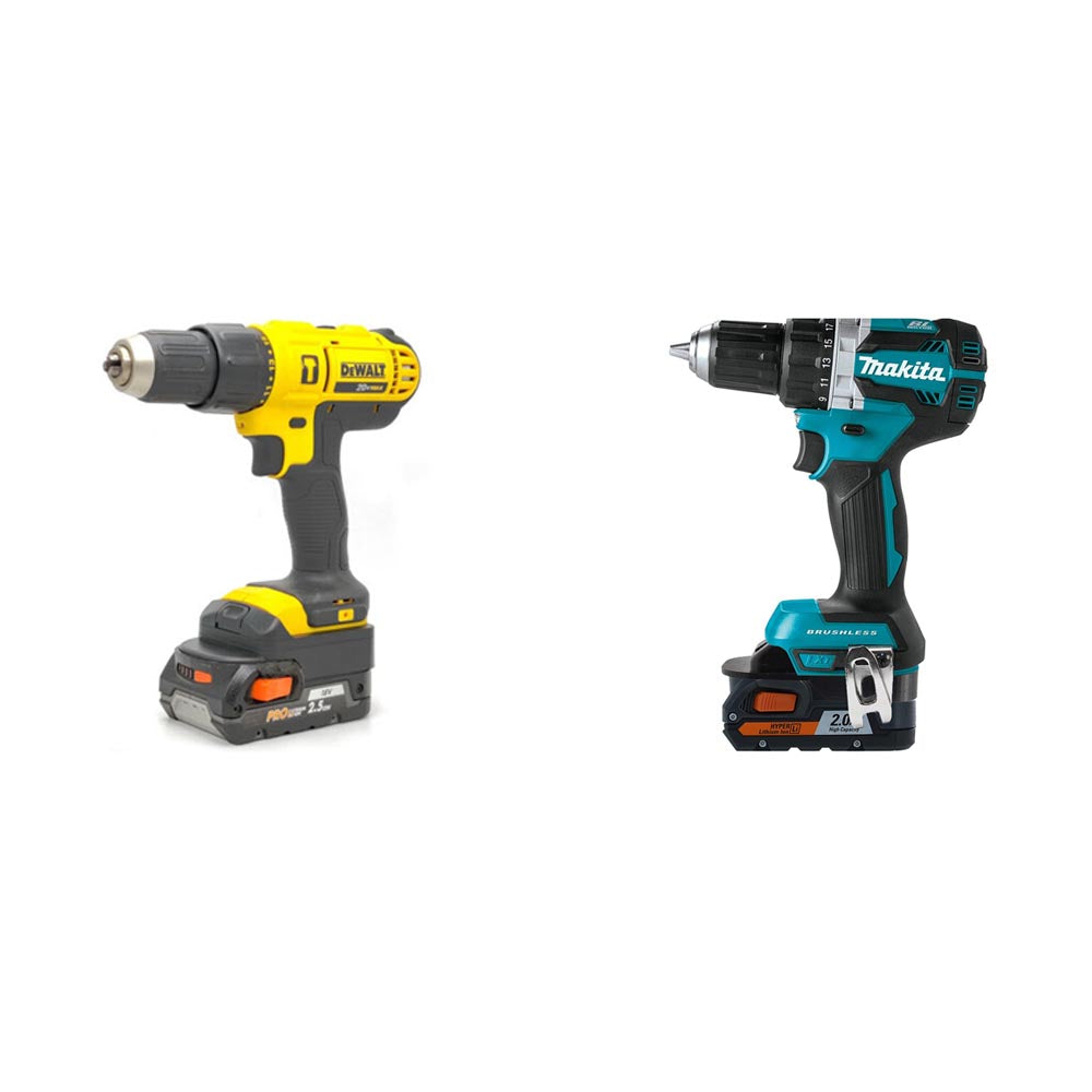 [Lot] RIDGID à DeWalt et Makita
