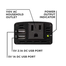 Charger l&#39;image dans la galerie, Makita 18V Ondulateur Générateur 150/300 Watts

