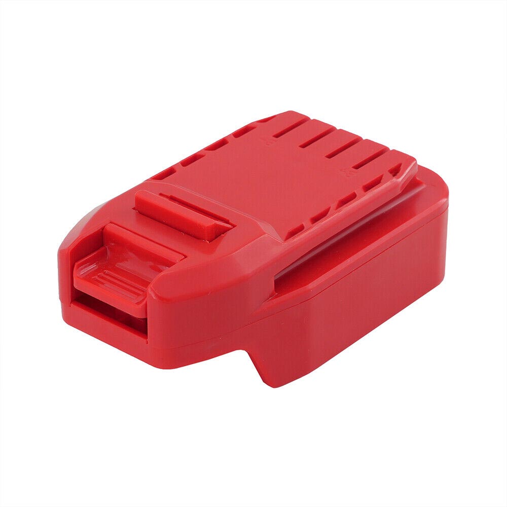 Porter Cable 20V to Craftsman 20V battery adapter - front view of the Craftsman tool-side connection and release button